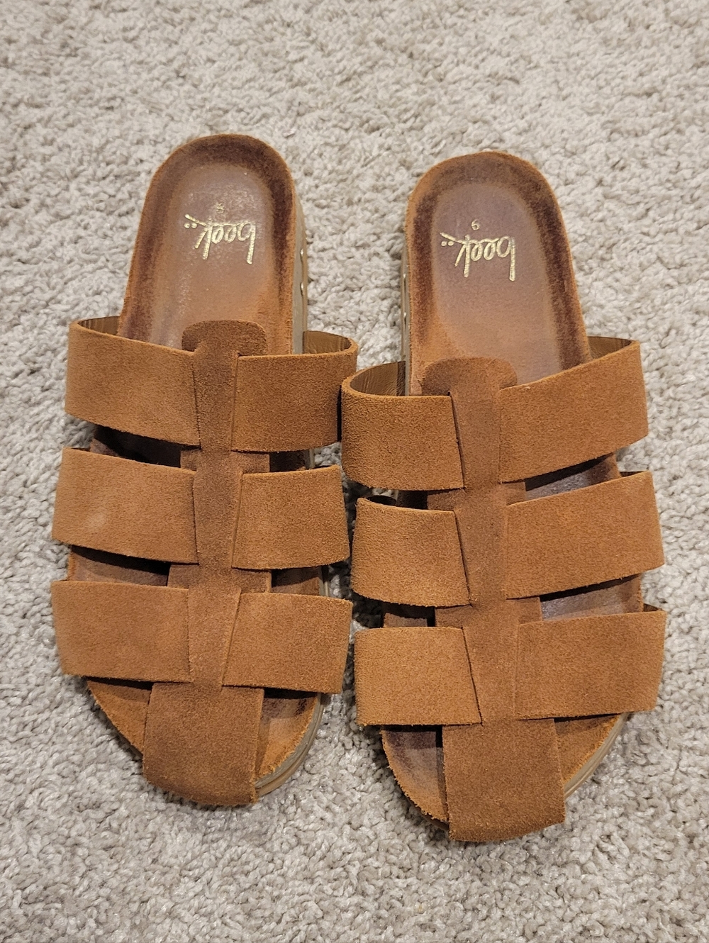 Beek Tody Sandals Size 9
